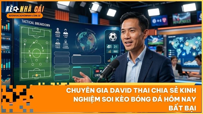 Chuyên gia David Thai trực tiếp thẩm định các bài viết phân tích kèo nhà cái và nhận định chuyên sâu