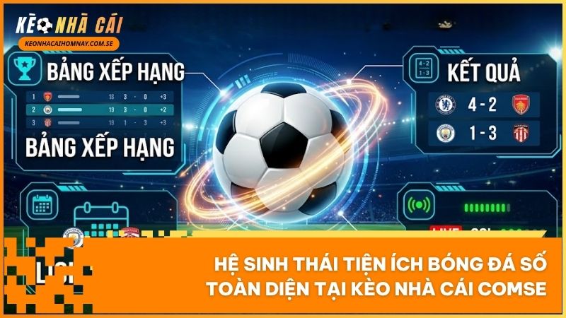 Hệ sinh thái tra cứu Livescore, Lịch thi đấu, Kết quả bóng đá và Bảng xếp hạng cập nhật 24/7